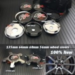 4pcs one set 135mm 64mm 56MM 60mm FR Logo Car Wheel Hub Center decals badge emblem for Seat Leon FR wheel center hubcaps covers