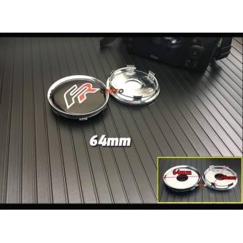 4pcs one set 135mm 64mm 56MM 60mm FR Logo Car Wheel Hub Center decals badge emblem for Seat Leon FR wheel center hubcaps covers