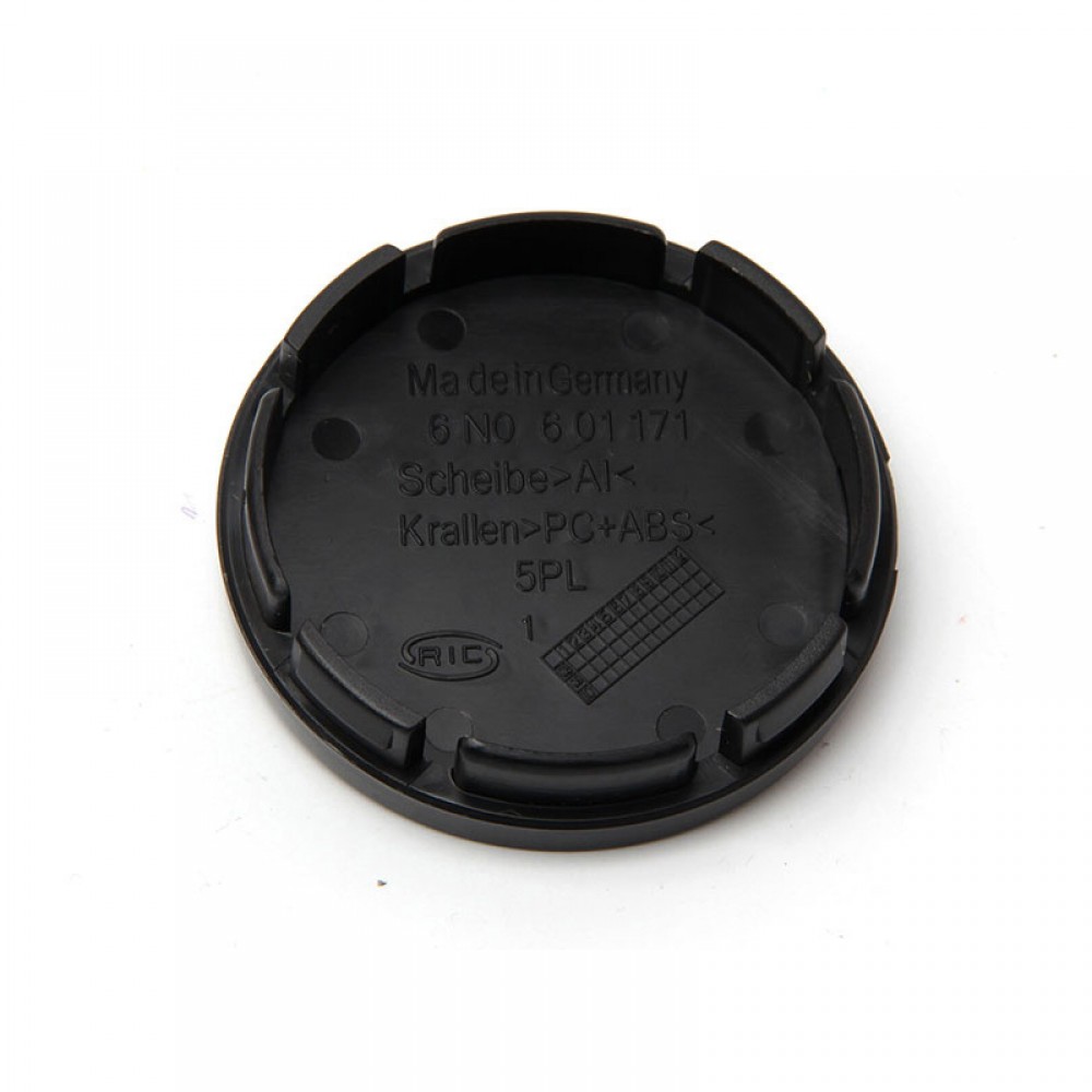 20pcs Black Chrome Alloy Wheel Center Cap Badge Emblem Cover 6N0601171 55MM