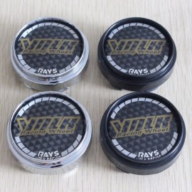 High Quality KOM POWER 66mm Volk Wheels RAYS Sticker Emblem Wheel Cover Hubcap Wheel Volk Racing Caps Volk Logo 66MM Center Caps