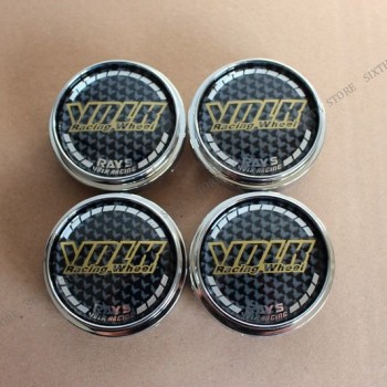 High Quality KOM POWER 66mm Volk Wheels RAYS Sticker Emblem Wheel Cover Hubcap Wheel Volk Racing Caps Volk Logo 66MM Center Caps
