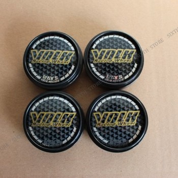 High Quality KOM POWER 66mm Volk Wheels RAYS Sticker Emblem Wheel Cover Hubcap Wheel Volk Racing Caps Volk Logo 66MM Center Caps