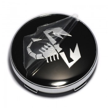 4PCS 60MM 3D Scorpion Car Wheel Center Cap Car Rim Badge Emblem Hubcap for Fiat 500 Punto Bravo Stilo Panda Abarth 500 Decal