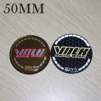 50MM RAYS VOLK Center Cap Stickers Volk Racing Cap Sticker Emblems Wheels Cover Hubcaps WORK ADVAN Sticker Center Caps 4PCS