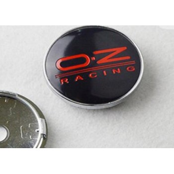 4PCS 60mm 2.36inch OZ OZ Racing Car logo Badge Emblem Wheel hub Caps accessories Modified Auto wheel center covers Chrome