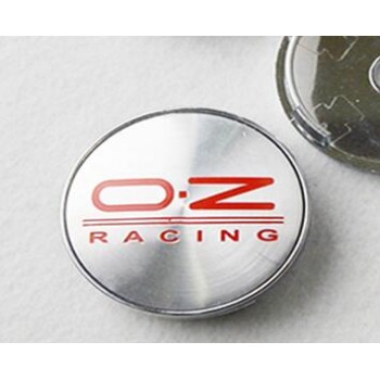 4PCS 60mm 2.36inch OZ OZ Racing Car logo Badge Emblem Wheel hub Caps accessories Modified Auto wheel center covers Chrome