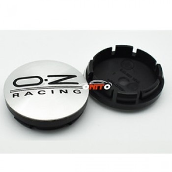 4PCS 60mm 2.36inch OZ OZ Racing Car logo Badge Emblem Wheel hub Caps accessories Modified Auto wheel center covers Chrome
