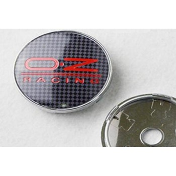 4PCS 60mm 2.36inch OZ OZ Racing Car logo Badge Emblem Wheel hub Caps accessories Modified Auto wheel center covers Chrome