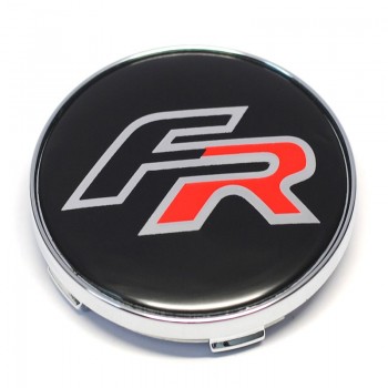 4pcs/lot 60MM FR Logo Car Wheel Center Cap for Seat Leon FR+ Cupra Ibiza Altea Exeo Formula FR Car Emblem Sticker