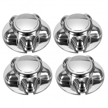 4Pcs 7 Chrome Wheel Center Hub Caps 5 Lug Rim Cover for Ford F150 1997 -2003 Anti?Rust Waterproof Increase Rigidity protective