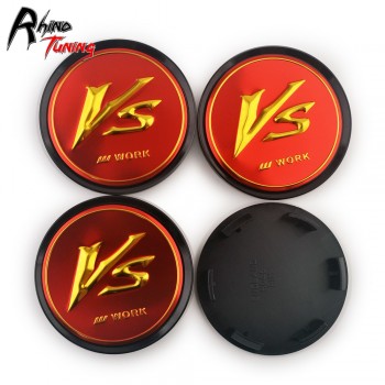 Rhino Tuning 51mm 4PC Car Styling Wheel Center Hub Caps VS Work For Accord Cruze Focus Fusion Mustang Highlander Camry Yaris 848