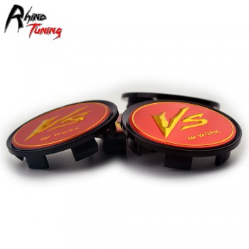 Rhino Tuning 51mm 4PC Car Styling Wheel Center Hub Caps VS Work For Accord Cruze Focus Fusion Mustang Highlander Camry Yaris 848