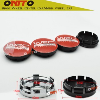4pcs Free shipping 60mm wrc logo car emblem Wheel Center Hub Caps Dust-proof Badge logo covers auto accessories WRC Grid