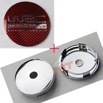 4pcs Free shipping 60mm wrc logo car emblem Wheel Center Hub Caps Dust-proof Badge logo covers auto accessories WRC Grid