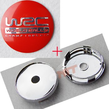 4pcs Free shipping 60mm wrc logo car emblem Wheel Center Hub Caps Dust-proof Badge logo covers auto accessories WRC Grid