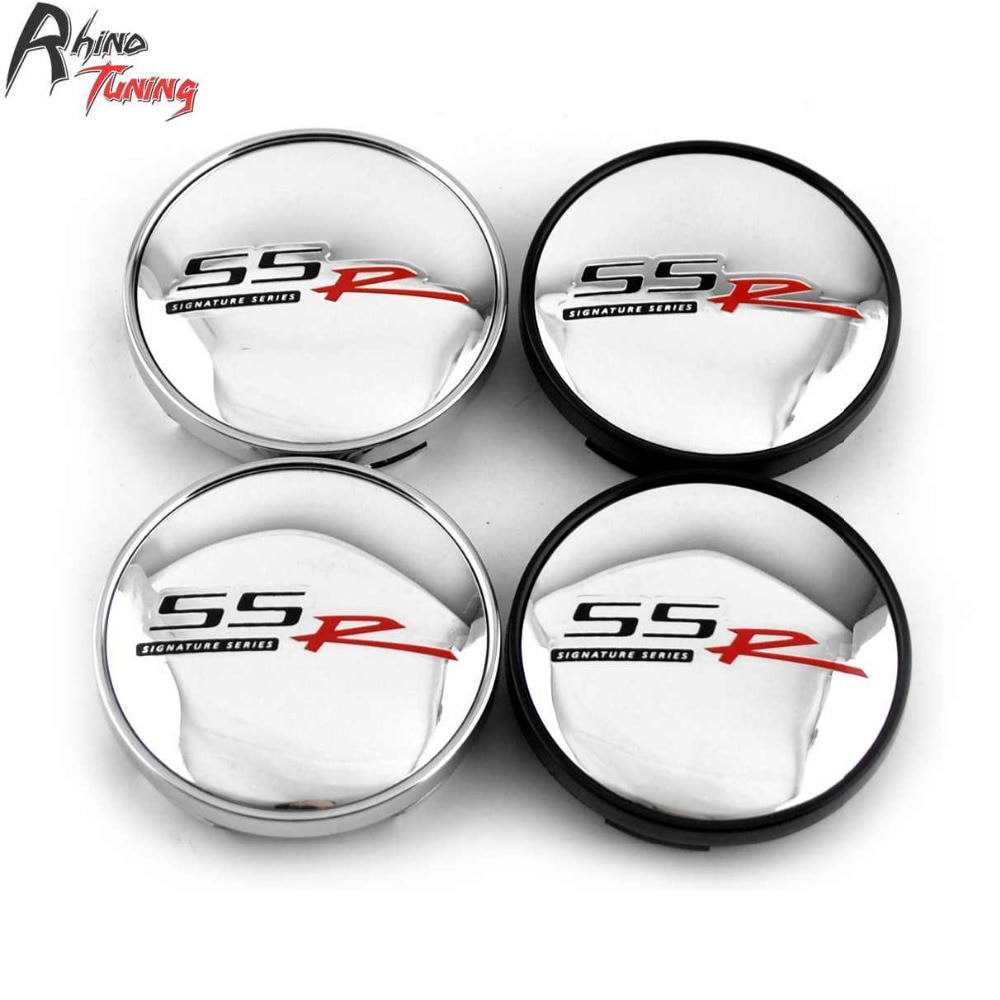 Rhino Tuning 4PC 60mm SSR Signature Series Car Wheel Hub Center Centre Caps Emblem Auto Accessories 240sv