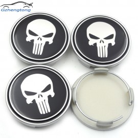 Gzhengtong 4pcs 64mm Wheel Center Hub Cap Universal Calota Tampa Centro Roda Car Wheel Rim Cover Cap Clip 59mm Blank Punisher