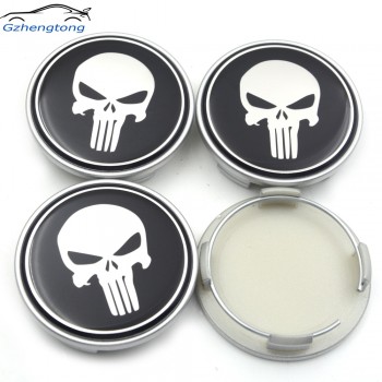 Gzhengtong 4pcs 64mm Wheel Center Hub Cap Universal Calota Tampa Centro Roda Car Wheel Rim Cover Cap Clip 59mm Blank Punisher