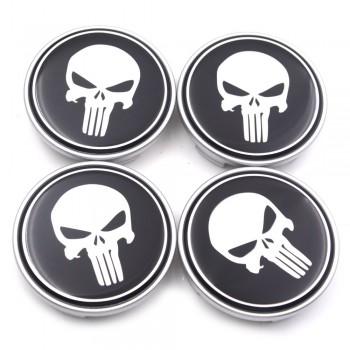 Gzhengtong 4pcs 64mm Wheel Center Hub Cap Universal Calota Tampa Centro Roda Car Wheel Rim Cover Cap Clip 59mm Blank Punisher