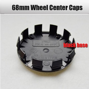 20pcs/set Custom 68mm 10Clips Dust-proof Car Accessories Car Wheel Center Hub caps Rims Logo Emblem For bmw Alpina Blue White