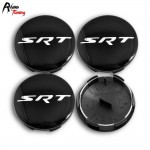 Rhino Tuning 4PCs 63mm(56mm) SRT Car Wheel Hub Center Caps for Grand Challenger Charger 314