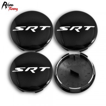 Rhino Tuning 4PCs 63mm(56mm) SRT Car Wheel Hub Center Caps for Grand Challenger Charger 314