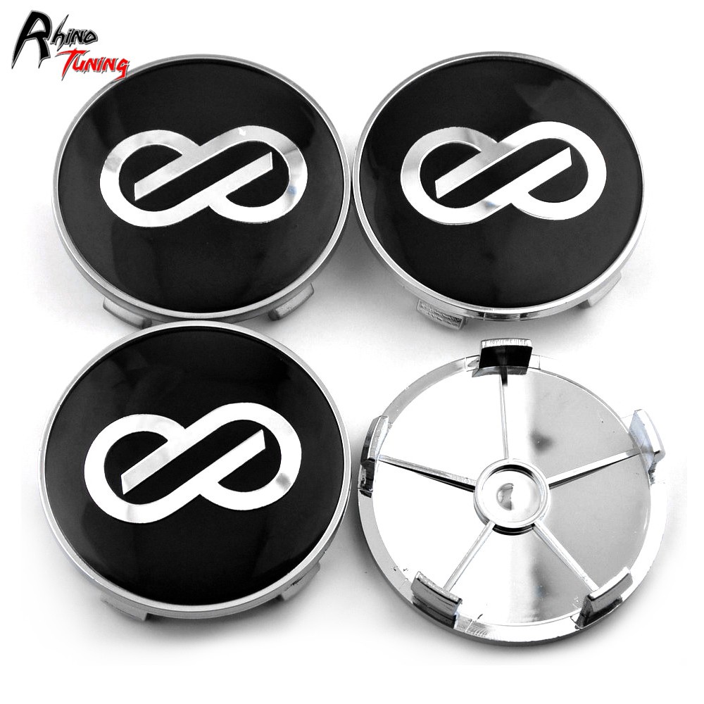 Rhino Tuning 4PCs 69mm Enkei Auto Wheel Hub Center Caps Emblem 36136783536 For 535xi E68 E39 E81 E88 E89 E83 14132