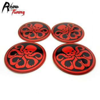 Rhino Tuning 4PC 56mm Squidward Car Wheel Hubs Caps For 5JA601151A Citigo Fabia Octavia Rapid Superb Yeti 2014-2015 #263