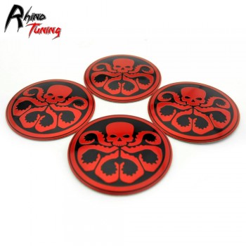 Rhino Tuning 4PC 56mm Squidward Car Wheel Hubs Caps For 5JA601151A Citigo Fabia Octavia Rapid Superb Yeti 2014-2015 #263