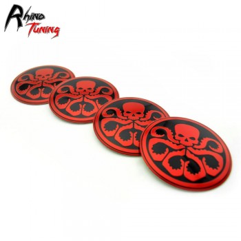 Rhino Tuning 4PC 56mm Squidward Car Wheel Hubs Caps For 5JA601151A Citigo Fabia Octavia Rapid Superb Yeti 2014-2015 #263