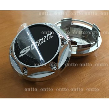4pcs 68MM Chrome Wheel Center Hub Cap vossen VOLK SPOON SPORTS Wheel Dust-proof emblem covers
