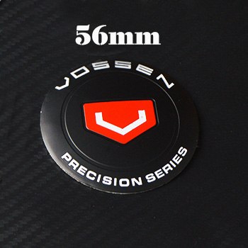 Car styling 4pcs/lot 56mm Black Car Custom Alloy ABS Rim Wheel Hub Hubcaps Center Center Caps Cover for vossen car emblem badge