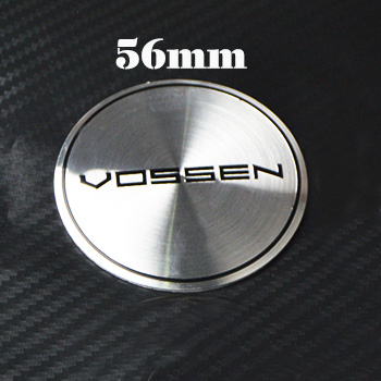 Car styling 4pcs/lot 56mm Black Car Custom Alloy ABS Rim Wheel Hub Hubcaps Center Center Caps Cover for vossen car emblem badge