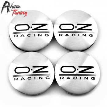 Rhino Tuning 4pcs 55mm(52mm) OZ Racing Emblem M582 Car Wheel Center Caps For Superturismo-LM PCD Auto Rim Hub Cap 116