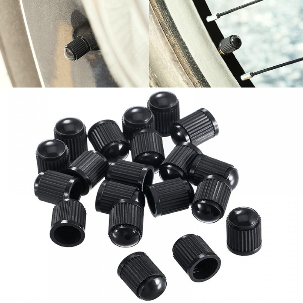 100pcs Car Wheel Tire Valve Stem Caps Center Cap Air Dust Cover The Valve Cap for Bike Truck Motorcycle Electric Bicycles