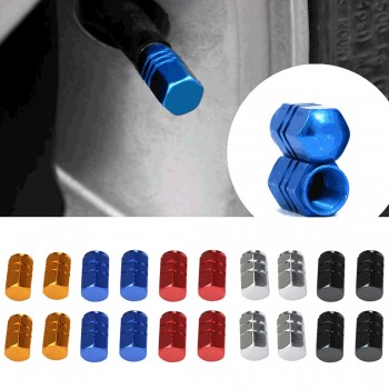Theftproof Aluminum Car Wheel Tires Valves Tyre Stem Air Caps Airtight Cove 4pcs/set