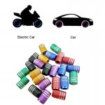 Hot sale 4pcs/set Car Motorcycle Bicycle Automobiles Wheel Tire Valve Caps Dust Cover metal national flag emblem car accessories