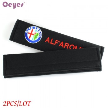 Car Seat Belt Cover Auto Car-Styling Pure Cotton Case For Alfa Romeo 159 147 156 Giulietta 147 159 Mito Accessories Car Styling