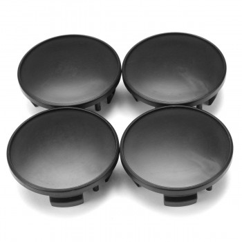 4Pcs 54MM Black Plastic Car Emblem Badge Wheel Center Hub Caps For Mini Cooper