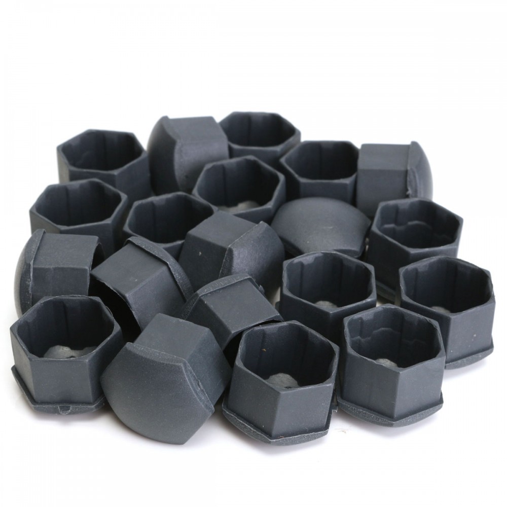 20Pcs 17mm Car Wheels Auto Hub Screws Cover Nuts Caps Bolt Rims Exterior Decoration Protector For VW /Audi /Skoda /Seat