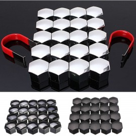 20pcs 19mm Car Styling Tyre Wheel Hub Covers Caps Bolts Covers Nuts Alloy Wheel Protector