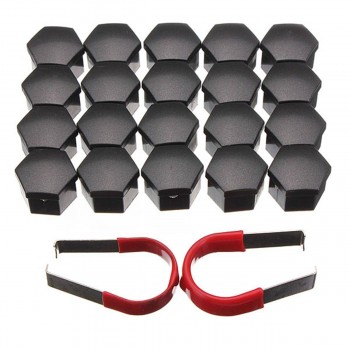 20pcs 19mm Car Styling Tyre Wheel Hub Covers Caps Bolts Covers Nuts Alloy Wheel Protector