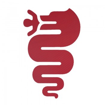 Car sticker for alfa romeo 159 147 156 giulietta 147 159 mito badge waterproof Python lines protector Car outdoor
