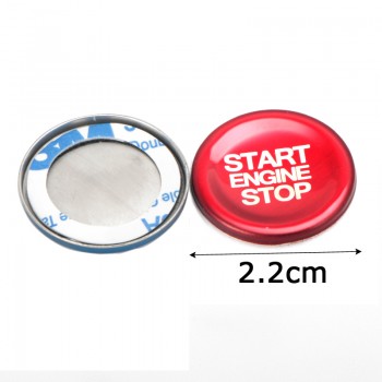 Car-styling Accessories Aluminum dedicated a key to for Alfa romeo Giulia Stelvio start button decorative ignition Stickers