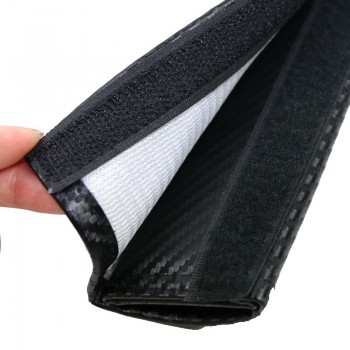 2pcs PU leather Carbon fiber texture Fashion Car Seat belt shoulder Pads Car Seat Belt Cover for Alfa Romeo Car Accessories