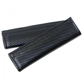2pcs PU leather Carbon fiber texture Fashion Car Seat belt shoulder Pads Car Seat Belt Cover for Alfa Romeo Car Accessories