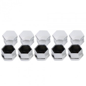 20Pcs Wheel Lug Nut Bolt Hub Screw Cover Tyre Protective Cap Decor with Removal Tools Car Wheel Decor