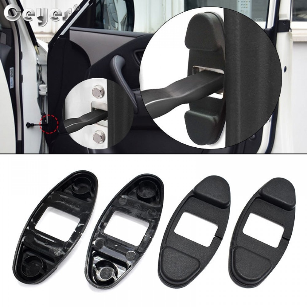 Ceyes Car Accessories Door Lock Stopper Limiting Cover For Nissan Qashqai X J10 J11 Trail Tiida Juke Auto Arm Buckle Car Styling