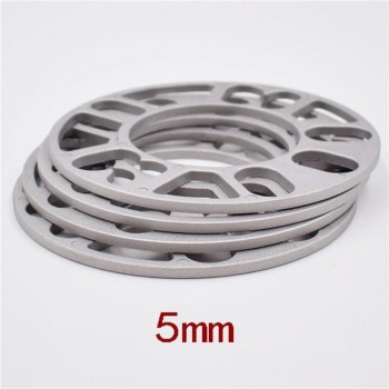 4Pcs 5mm Wheel Spacers Shims Plate Alloy Aluminum 4 amp; 5 Stud for Autocar Universal