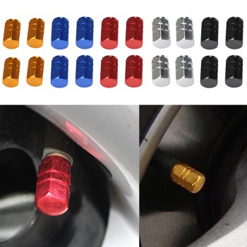 Hot Sale Theftproof Aluminum Car Wheel Tires Valves Tyre Stem Air Caps Airtight Cove 4pcs/set